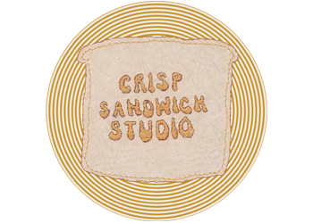 Logo 350x250pix crisp sandwich studio logo